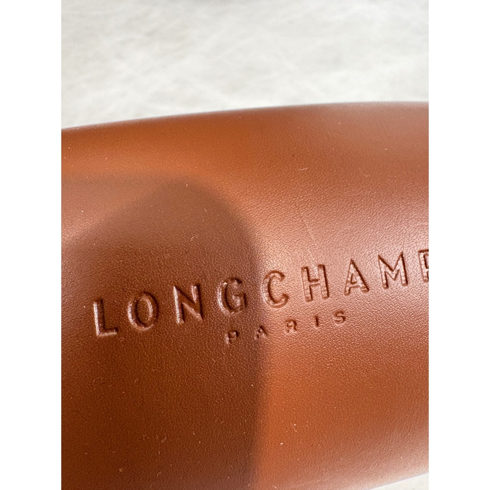 Longchamp Paris Brown Hard Shell Eyewear Sunglasses Case Nordstrom Cognac‎ - Picture 2 of 9